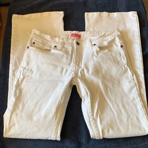 BCBG White Boot Cut Jeans 6